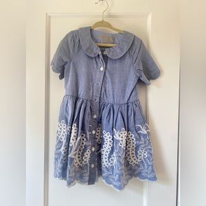 Little girls blue Jean dresses.